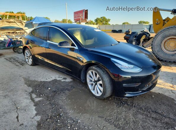 5YJ3E1EB3KF213950 2019 TESLA MODEL Black Delantero derecho