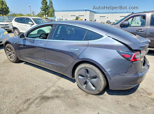 5YJ3E1EB3KF432486 2019 TESLA MODEL Gray Rear left