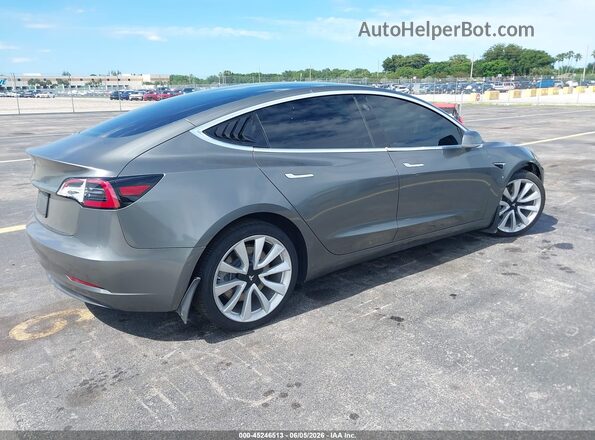 5YJ3E1EB3KF448249 2019 TESLA MODEL 3 Gray Հետևի աջ