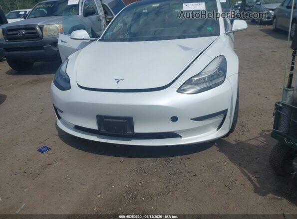 5YJ3E1EB3KF493417 2019 TESLA MODEL 3 White Սարքավորումների վահանակի տեսք