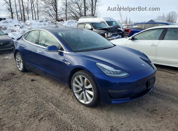5YJ3E1EB3LF620443 2020 TESLA MODEL Blue Առջևի աջ