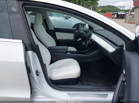 5YJ3E1EB3LF703757 2020 TESLA MODEL 3 White Vista interior delantera