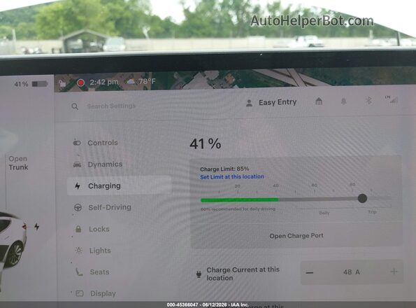 5YJ3E1EB3LF703757 2020 TESLA MODEL 3 White 