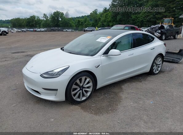 5YJ3E1EB3LF703757 2020 TESLA MODEL 3 White Vista tres cuartos delantera izquierda