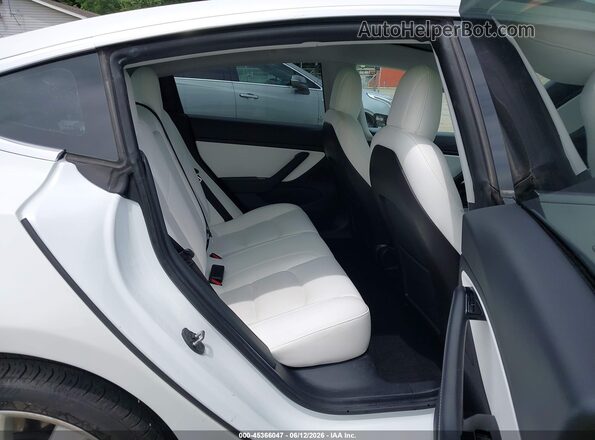 5YJ3E1EB3LF703757 2020 TESLA MODEL 3 White Vista de la etiqueta del VIN