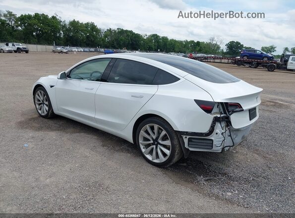 5YJ3E1EB3LF703757 2020 TESLA MODEL 3 White Trasero izquierdo