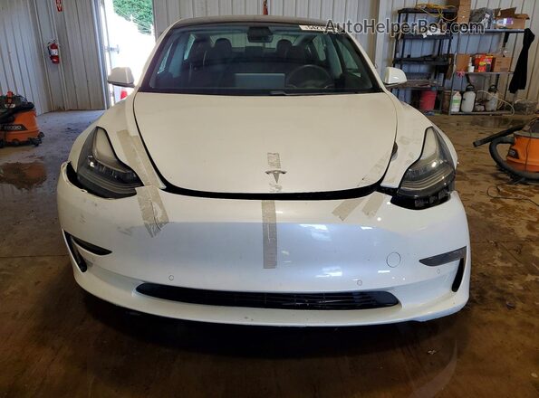 5YJ3E1EB3LF793721 2020 TESLA MODEL Белый Вид спереди