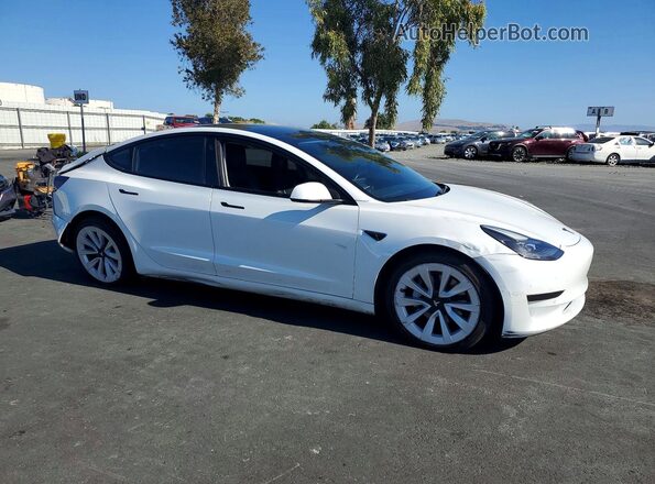 5YJ3E1EB3MF002511 2021 TESLA MODEL White Առջևի աջ