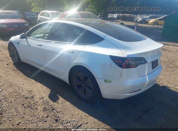5YJ3E1EB3MF924793 2021 TESLA MODEL 3 White Հետևի ձախ