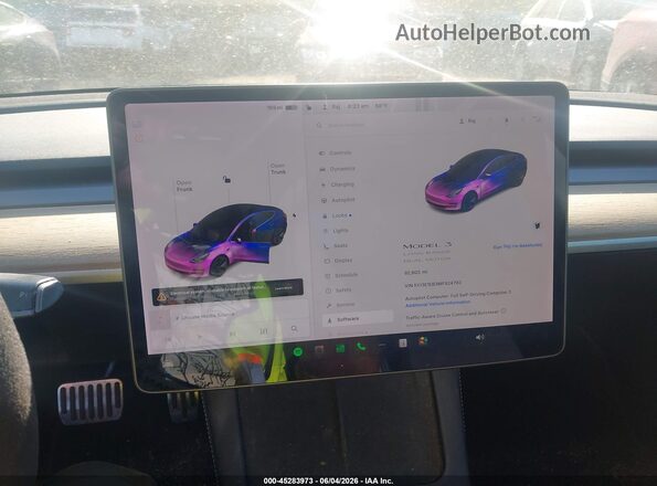 5YJ3E1EB3MF924793 2021 TESLA MODEL 3 White 