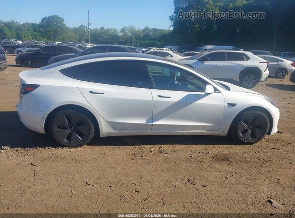 5YJ3E1EB3MF924793 2021 TESLA MODEL 3 White Սալոնի հետևի տեսք
