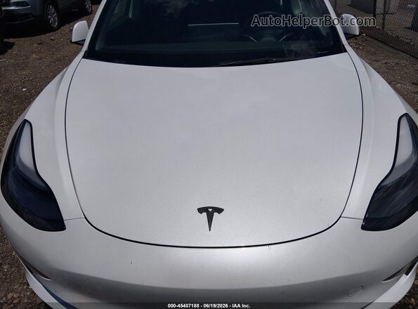 5YJ3E1EB3NF209529 2022 TESLA MODEL 3 White Rear view