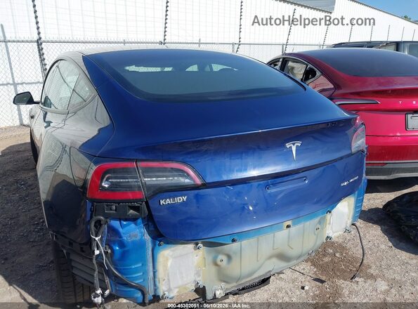 5YJ3E1EB3NF290435 2022 TESLA MODEL 3 Blue 