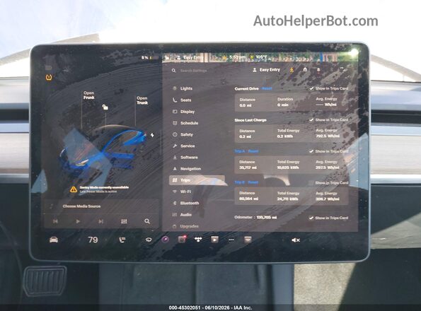 5YJ3E1EB3NF290435 2022 TESLA MODEL 3 Blue 