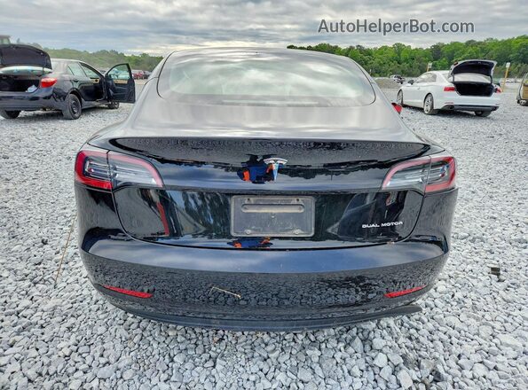 5YJ3E1EB3NF312692 2022 TESLA MODEL Черный Вид сзади