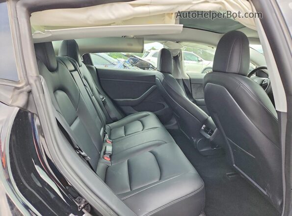 5YJ3E1EB3NF312692 2022 TESLA MODEL Черный Вид задних сидений