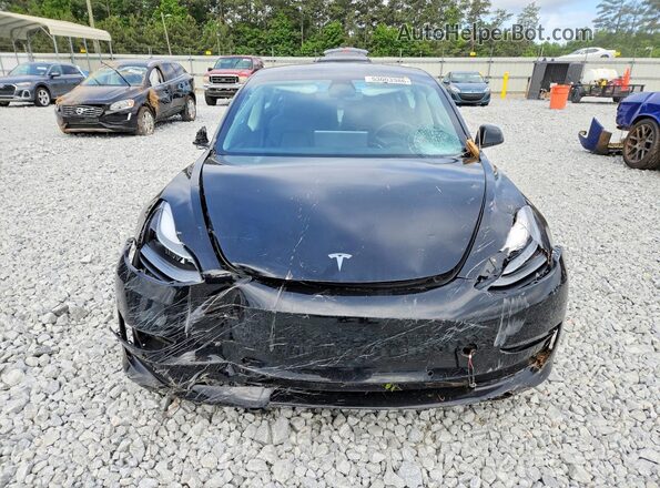 5YJ3E1EB3NF312692 2022 TESLA MODEL Черный Вид спереди