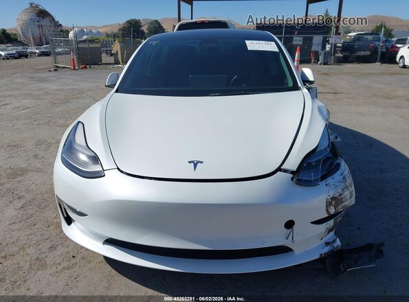 5YJ3E1EB3NF323899 2022 TESLA MODEL 3 Белый Панорамный вид салона 360°