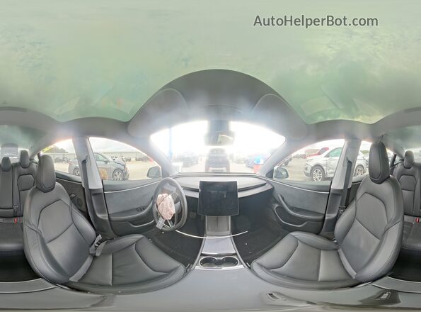5YJ3E1EB3RF740302 2024 TESLA MODEL Зеленый Вид наклейки с VIN-кодом
