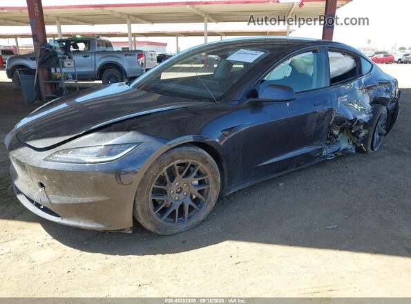 5YJ3E1EB3RF744690 2024 TESLA MODEL 3 Gray Передня ліва чверть