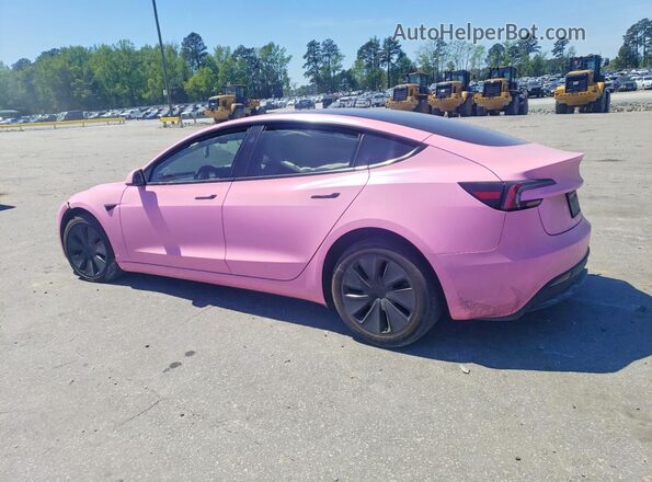 5YJ3E1EB3RF811031 2024 TESLA MODEL Розовый Задняя левая четверть