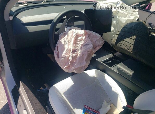 5YJ3E1EB3RF811031 2024 TESLA MODEL Розовый Вид панели приборов