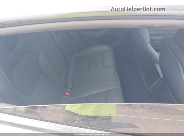5YJ3E1EB3SF049096 2025 TESLA MODEL 3 White Widok naklejki z numerem VIN