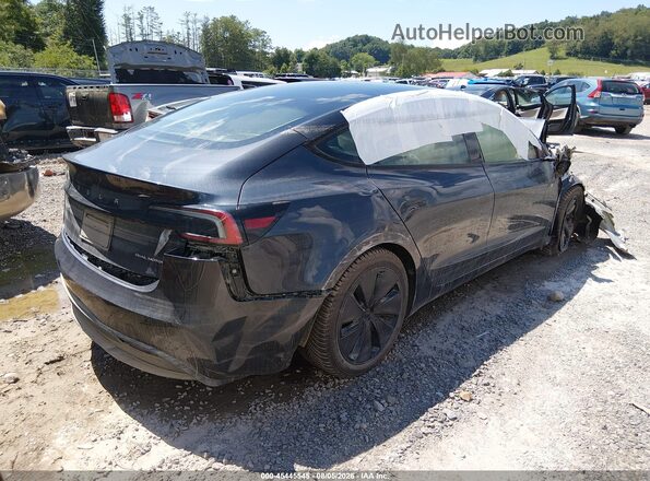 5YJ3E1EB3SF932695 2025 TESLA MODEL 3 Black Rear right
