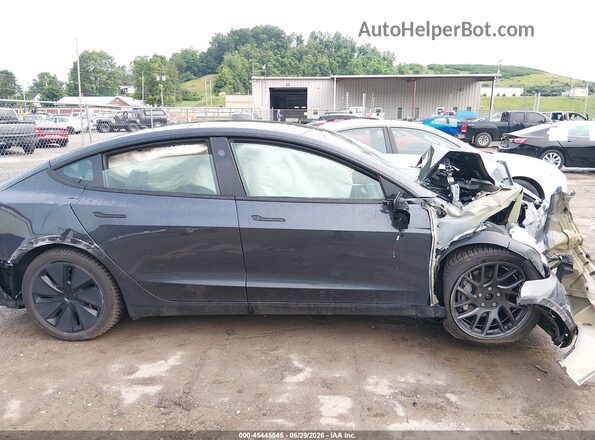 5YJ3E1EB3SF932695 2025 TESLA MODEL 3 Black Rear interior view