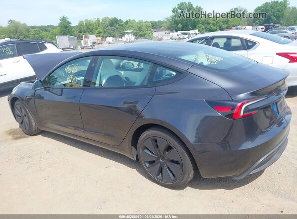 5YJ3E1EB3TF131640 2026 TESLA MODEL 3 Black უკანა მარცხენა