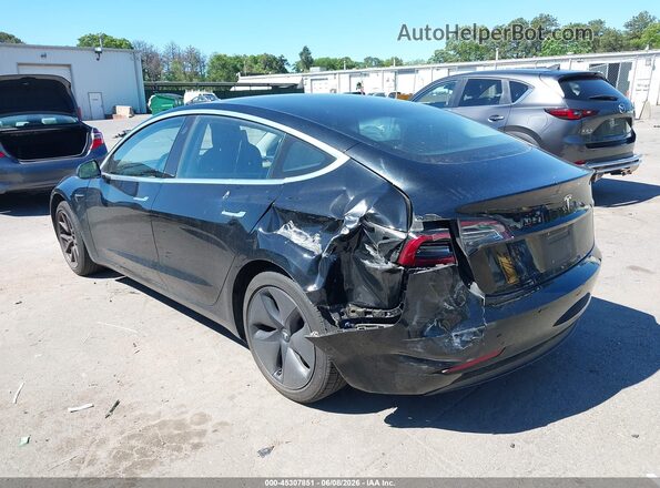 5YJ3E1EB4JF068190 2018 TESLA MODEL 3 Black Հետևի ձախ