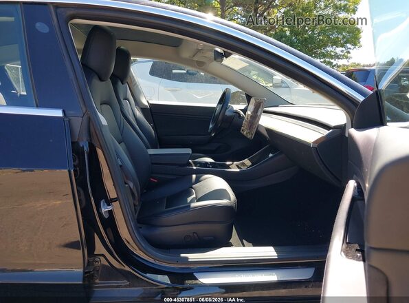 5YJ3E1EB4JF068190 2018 TESLA MODEL 3 Black Սալոնի դիմացի տեսք