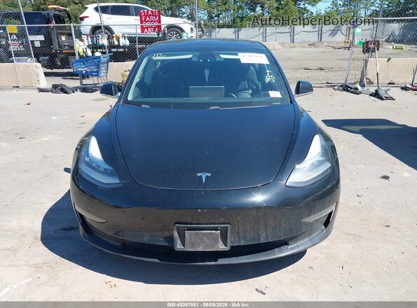 5YJ3E1EB4JF068190 2018 TESLA MODEL 3 Black Սալոնի հետևի տեսք