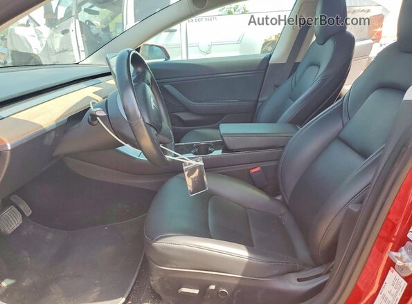 5YJ3E1EB4JF132874 2018 TESLA MODEL Red Սալոնի դիմացի տեսք
