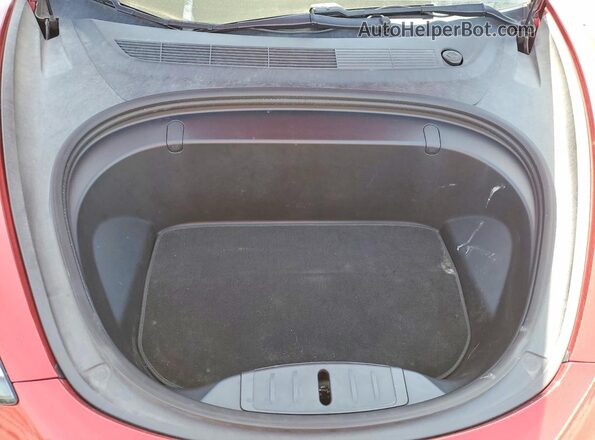 5YJ3E1EB4JF132874 2018 TESLA MODEL Red Սալոնի հետևի տեսք