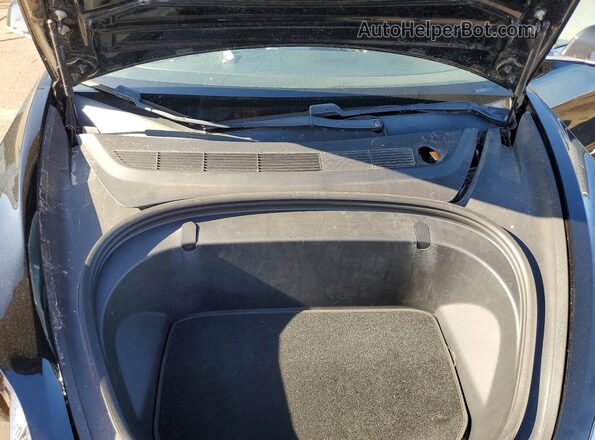 5YJ3E1EB4KF208563 2019 TESLA MODEL Black უკანა სალონის ხედი