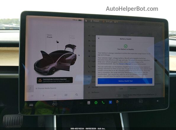 5YJ3E1EB4KF386084 2019 TESLA MODEL 3 Gray 