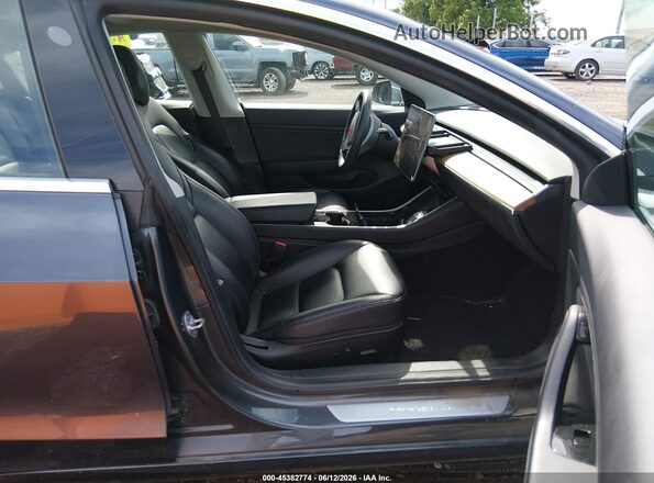 5YJ3E1EB4KF425563 2019 TESLA MODEL 3 Gray Սալոնի դիմացի տեսք