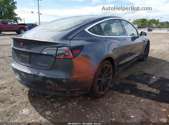 5YJ3E1EB4KF425563 2019 TESLA MODEL 3 Gray Դիմացի տեսք