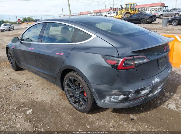 5YJ3E1EB4KF425563 2019 TESLA MODEL 3 Gray Հետևի ձախ