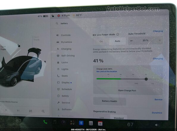 5YJ3E1EB4KF425563 2019 TESLA MODEL 3 Gray 