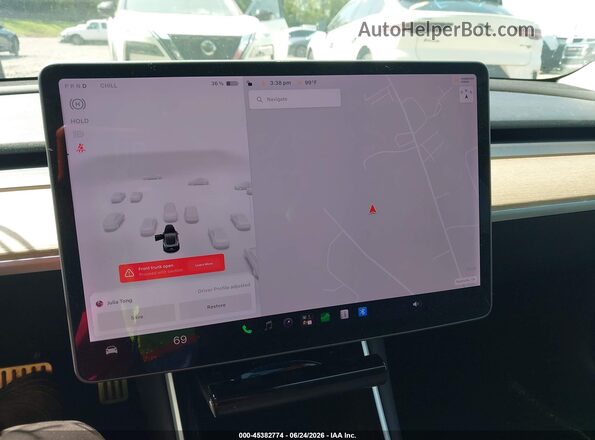 5YJ3E1EB4KF425563 2019 TESLA MODEL 3 Gray 