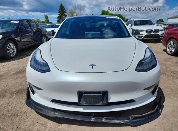 5YJ3E1EB4LF643200 2020 TESLA MODEL White Front view