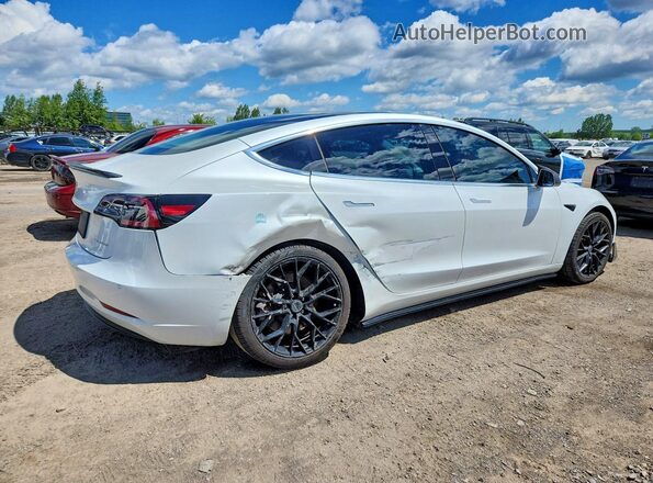 5YJ3E1EB4LF643200 2020 TESLA MODEL White Rear right