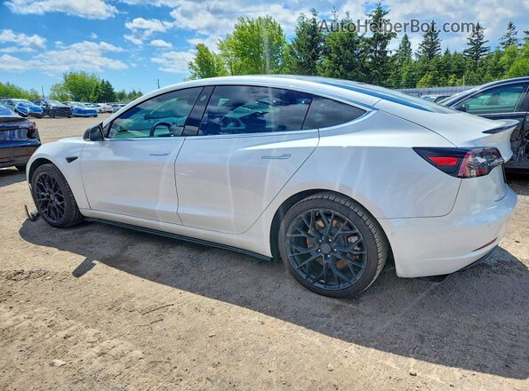 5YJ3E1EB4LF643200 2020 TESLA MODEL White Rear left