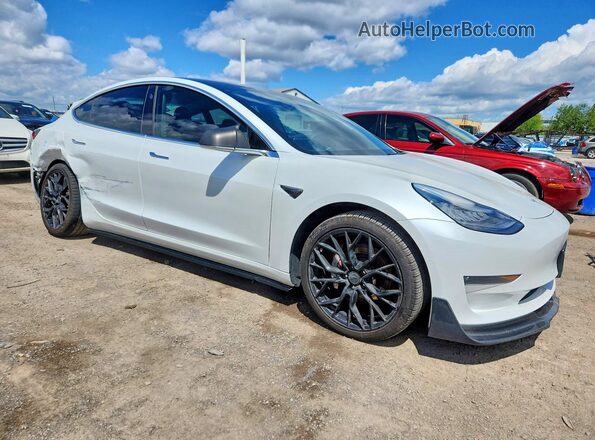 5YJ3E1EB4LF643200 2020 TESLA MODEL White Front right