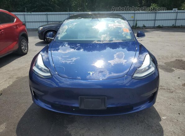 5YJ3E1EB4LF787104 2020 TESLA MODEL Blue Դիմացի տեսք