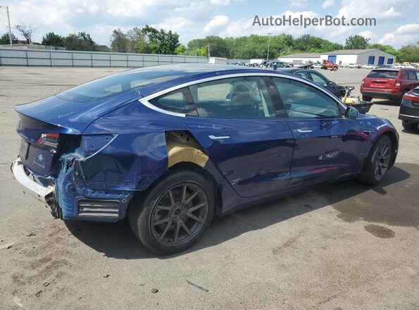 5YJ3E1EB4LF787104 2020 TESLA MODEL Blue Հետևի աջ