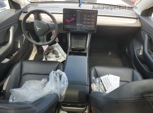 5YJ3E1EB4LF787104 2020 TESLA MODEL Blue Առջևի վահանակի տեսք