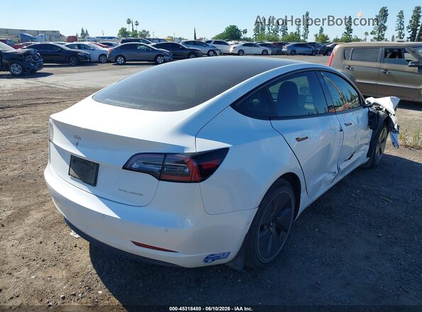 5YJ3E1EB4MF009208 2021 TESLA MODEL 3 White Rear right